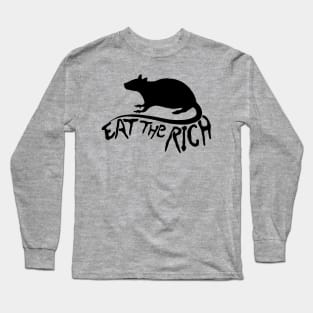 Eat The Rich (Black) Long Sleeve T-Shirt